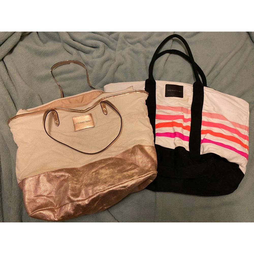 ❤️🌹Victoria’s Secret Large Tote Beach Bag Bundle - Picture 1 of 2